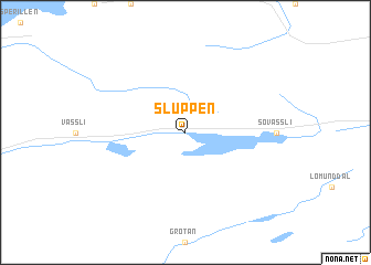 map of Sluppen