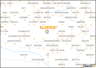 map of Słupsko