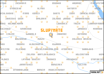 map of Słupy Mate