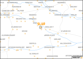 map of Slup