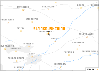 map of Slynkovshchina