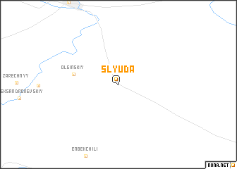 map of Slyuda