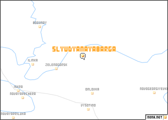 map of Slyudyanaya Barga