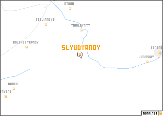 map of Slyudyanoy