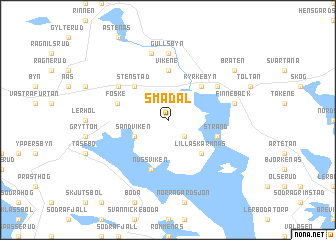 map of Smådal