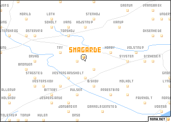 map of Smågårde