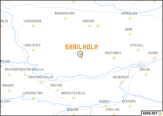 map of Smailholm