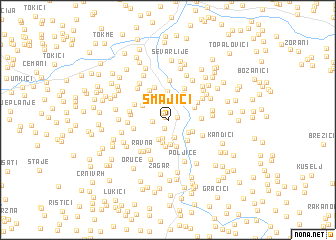 map of Smajići