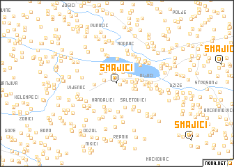 map of Smajići