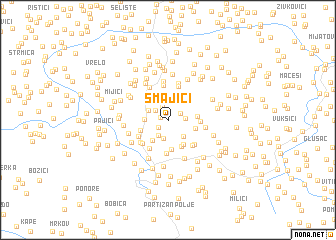 map of Smajići