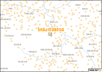 map of Smajino Brdo