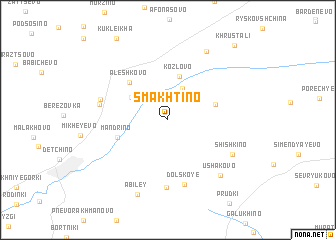 map of Smakhtino