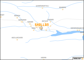 map of Smāllan