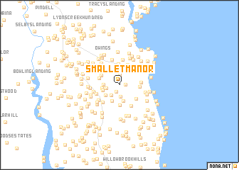 map of Smallet Manor