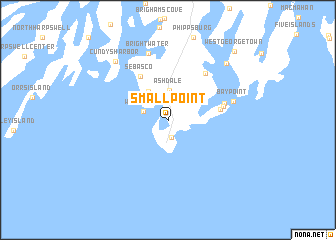 Small Point Maine Map Small Point (United States - Usa) Map - Nona.net