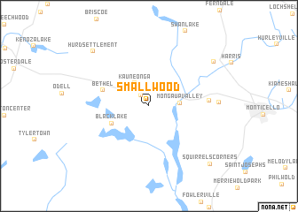 map of Smallwood