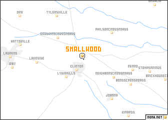 map of Smallwood