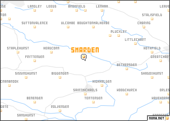 map of Smarden