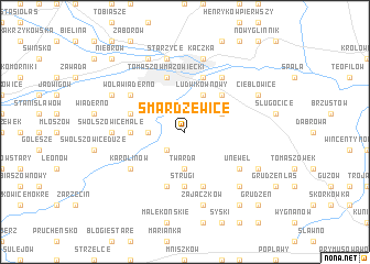 map of Smardzewice