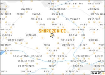 map of Smardzowice