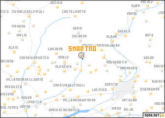 map of Šmartno