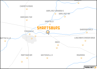 map of Smartsburg