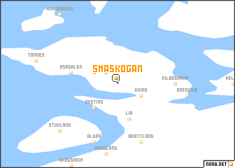 map of Småskogan