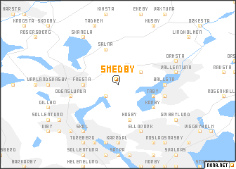 map of Smedby