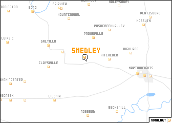map of Smedley