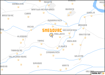 map of Smedovac