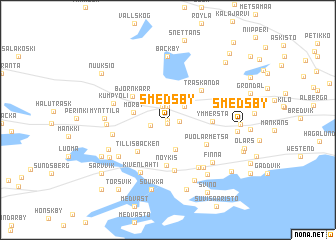 map of Smedsby