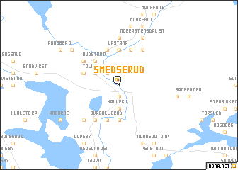 map of Smedserud