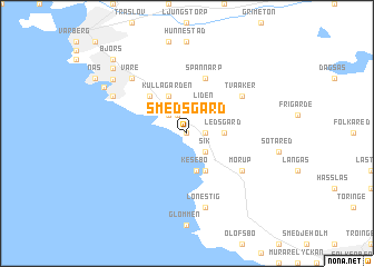 map of Smedsgård