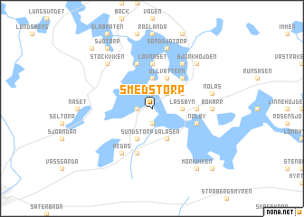 map of Smedstorp