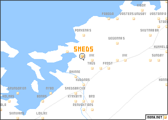 map of Smeds