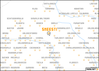 map of Smeeşti