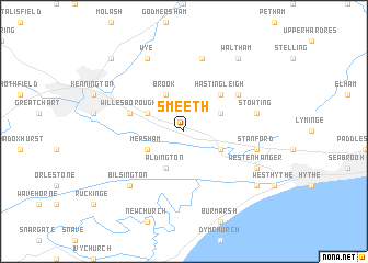 map of Smeeth