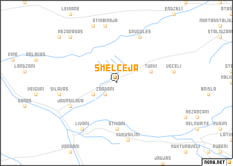 map of Smelcēja