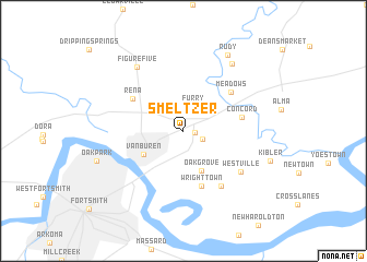 map of Smeltzer