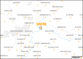 map of Smena