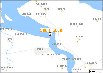 map of Smentsevo