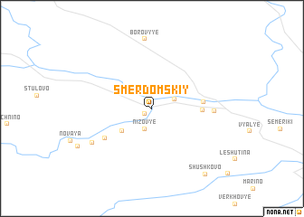 map of Smerdomskiy