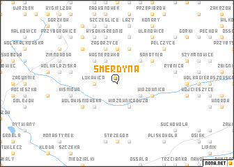 map of Smerdyna