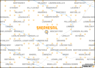 map of Smermesnil