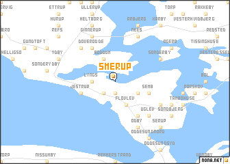 map of Smerup