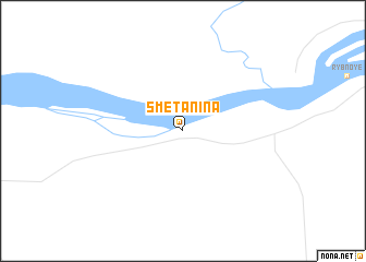 map of Smetanina