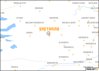 map of Smetanino