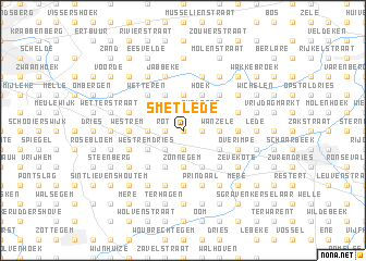 map of Smetlede