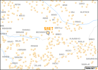 map of Smet