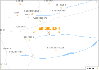 map of Smidovicha